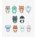 Other Friends Cushion Keychain Set Other Friends Cushion Keychain Set